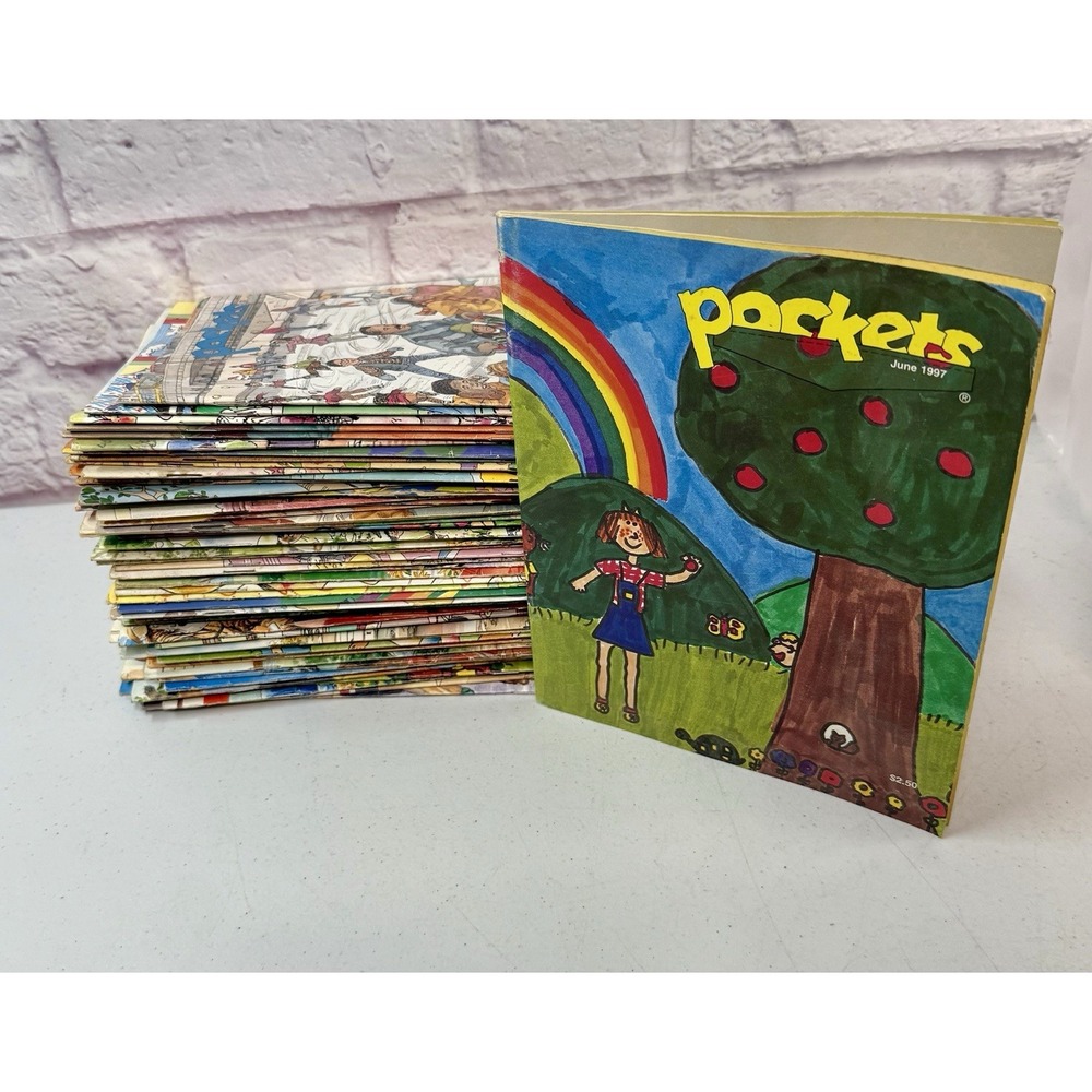 1990s Pockets Christian Monthly Magazine Club Lot Of 57 Books Teen Homeschool